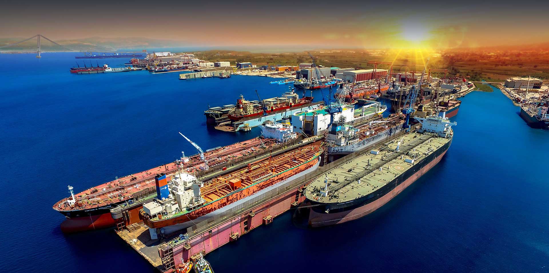 besiktas-shipyard Aerial view of Besiktas Shipyar
