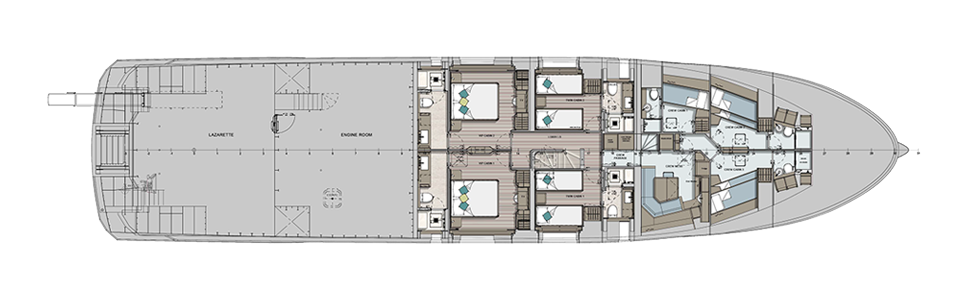 General Arrangements Plan - Lower Deck